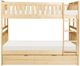 Homelegance® Bartly Natural Pine Youth Full/Full Bunk Bed with Twin Trundle-3