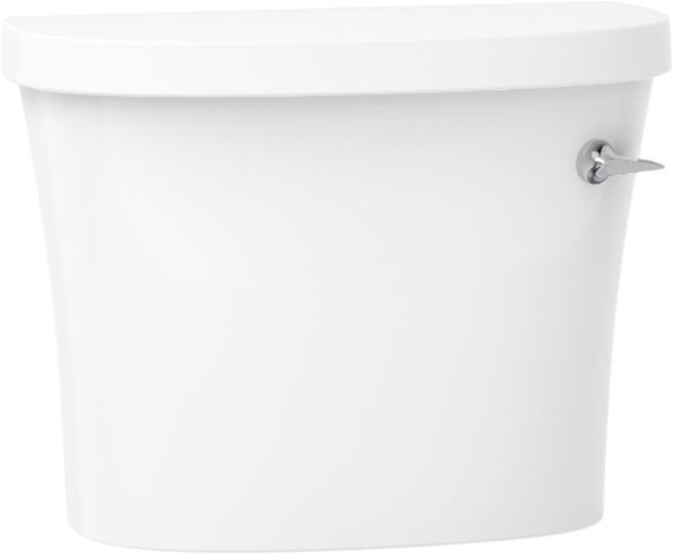 KOHLER® Kingston™ White Right-Hand Trip Toilet Tank, 1.28 Gpf-0