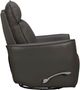 Parker House® Roxy Abby Dark Gray Leather Manual Swivel Glider Recliner-4