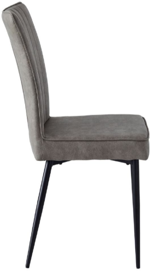 Mazin Furniture Leander Grey-Brown Dining Chair-2