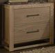 Vaughan-Bassett Lodge & Loft Blond Oak 2-Drawer Nightstand-0