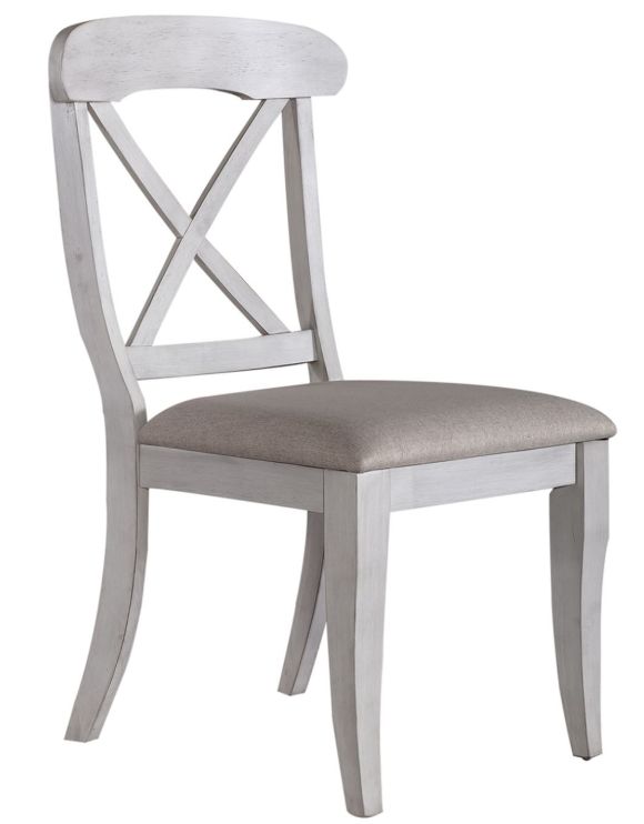 Liberty Furniture Ocean Isle 5-Piece Antique White/Weathered Pine Dining Set-3