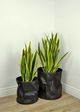 Le Present Paperbag Anthracite 14" Planter-5