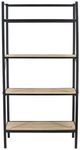 A & B Home Black/Natural Shelf-1