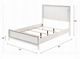 ACME Furniture Haiden White Eastern King Panel Bed with LED-2