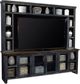 aspenhome® Eastport Drifted Black 97" Console and Hutch-0