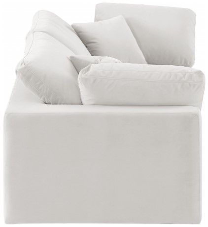 Meridian Furniture Comfy 2-Piece Cream 80" Modular Sofa-2