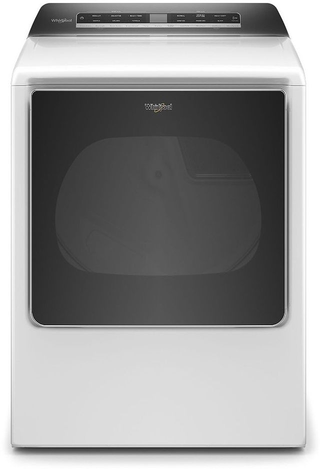 Whirlpool® 8.8 Cu. Ft. White Front Load Gas Dryer-0