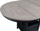 Crown Mark Hartwell Black/Light Gray Counter Table-3