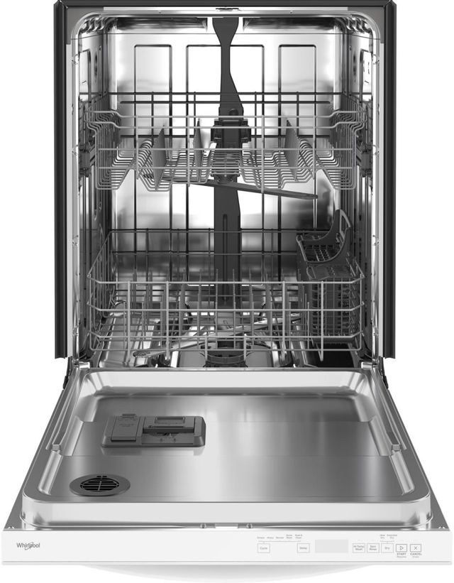 Whirlpool® 24" White Built In Dishwasher with AI Intelligent Wash and Tall Top Rack-1