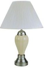 Crown Mark  Ivory 26" Porcelain Lamp-0