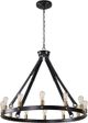 Uttermost® Marlow Antique Bronze Circle Chandelier-0