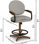 Chromcraft™ Customizable Chambers 26" Counter Chair-2