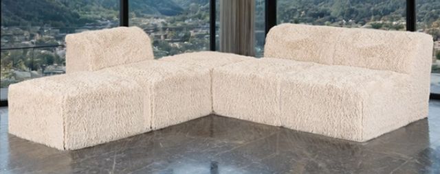 Furniture of America® Nappi Sand L-Sectional -2