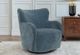 Decor-Rest® Furniture LTD Luxury Blue Swivel Chair-1