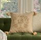 Nourison Home™ Mina Victory Vintage Pillow Beige Floral Center 20"x20" Throw Pillow-3