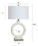 Stylecraft Speckled Cream Table Lamp -3