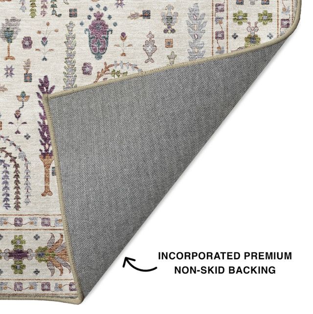 Dalyn™ Rug Company Hatay HY5 Ivory 5'x8' Area Rug-1