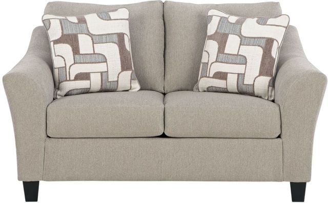 Benchcraft® Willarae Taupe Loveseat-2