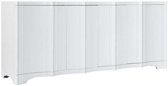 Hooker® Furniture Melange Corinth White 4-Door Entertainment Console-0