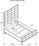 Coaster® Durango 5-Piece Gray/Smoked Peppercorn Queen Panel Bedroom Set-2