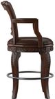 Steve Silver Co. Antoinette Brown Swivel Bar Stool-4