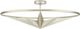Currey & Company Compass Contemporary Silver Leaf Semi-Flush Lighting-1