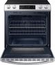 Samsung 30" White Glass Slide In Induction Range-1
