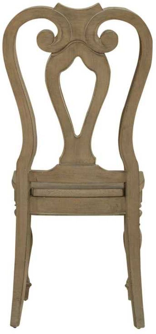 Liberty Furniture Magnolia Manor Weathered Bisque Splat Back Side Chair-4