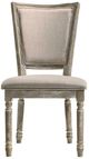 ACME Furniture Gabrian 2-Piece Beige/Reclaimed Gray Side Chair Set-3