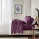 Olliix by Madison Park Plum California King 600 Thread Count 100% Pima Cotton Sheet Set-3