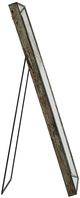 A & B Home Silver Leaf Beaded Leaner Mirror-3