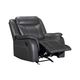 Chaise berçante inclinable en cuir Declan de Primo International-3