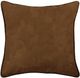 HiEnd Accents Clifton Suede/Twill Plaid Cotton Reversible Euro Sham-2