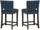 Linon Kimmy 2-Piece Cobalt Counter Stool-5