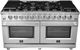 FORNO® Massimo 60" Stainless Steel Pro Style Gas Range-3