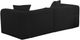 TOV Furniture Tarra Black Modular Loveseat-4