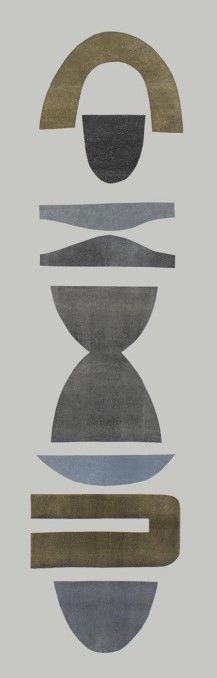 Classy Art Neutral Totems VI by Rob Delamater Wall Art-2