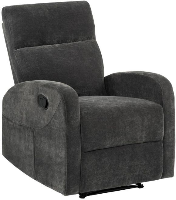 Coaster® Hamilton Charcoal Gray Manual Recliner-0