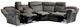 Powell® Galloway 3-Piece Stone Gray Curved Manual Reclining Sectional Sofa-1