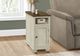 Monarch Specialties Inc. Antique White/Espresso Veneer Narrow Accent Table-2