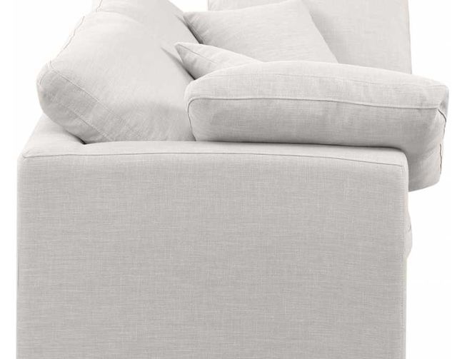 Meridian Furniture Indulge 2-Piece Cream Linen Modular Sofa-2