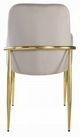 ACME Furniture Barnard 2-Piece Gray/Mirrored Gold Side Chair Set-2