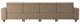 Stressless® by Ekornes® Emily 4-Piece Beige Medium Power Reclining Right-Arm Facing Chaise Sectional-3