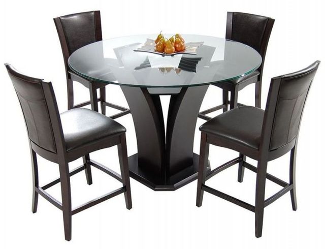Mazin Furniture Daisy Espresso Counter Chair-3
