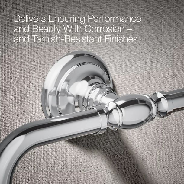 KOHLER® Artifacts® Polished Chrome Towel Ring-4