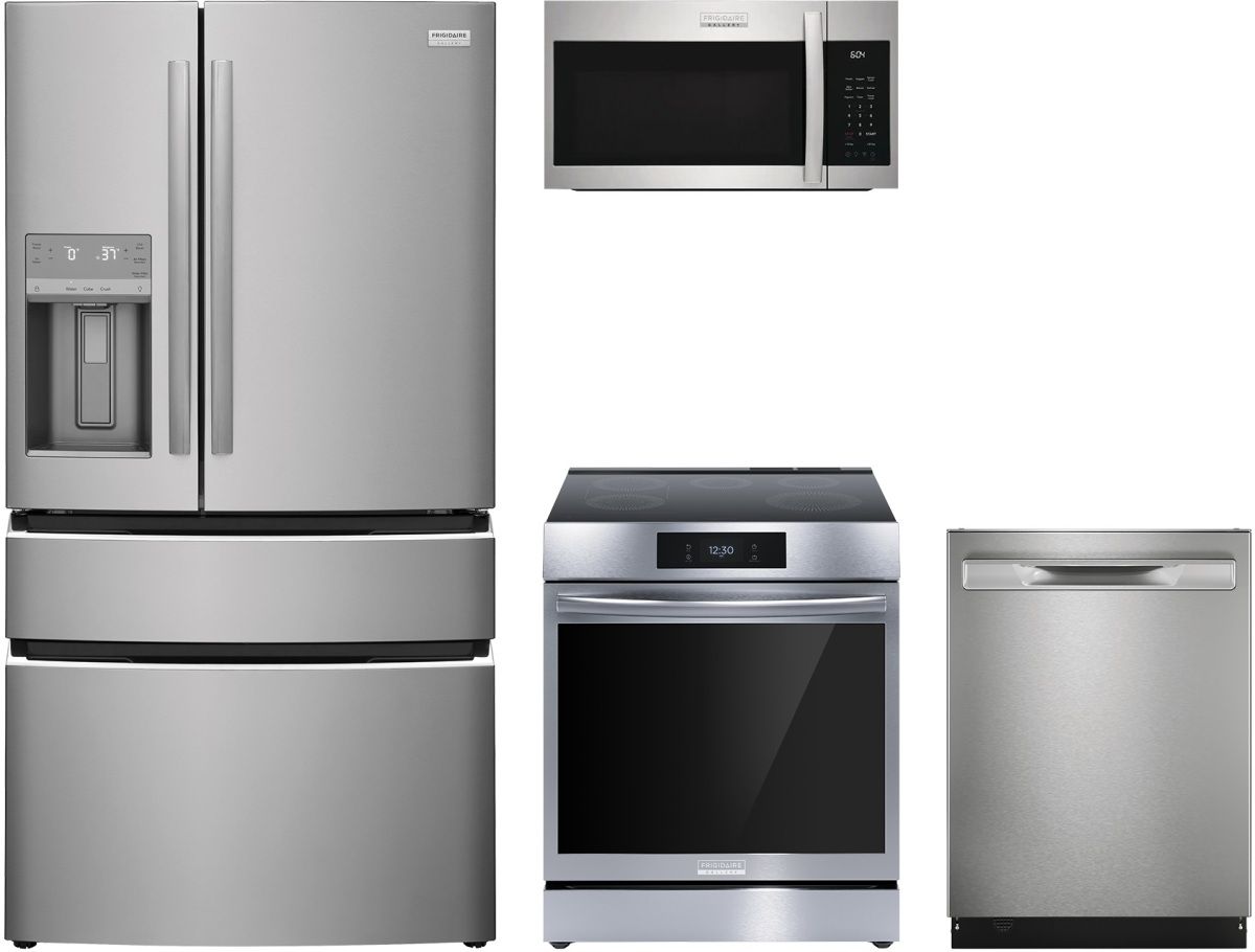 Frigidaire Gallery® 4 Piece Smudge-Proof® Stainless Steel Kitchen Package