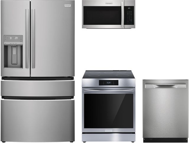 Frigidaire Gallery® 4 Piece Smudge-Proof® Stainless Steel Kitchen Package