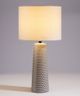 Giftcraft Gray Porcelain Lamp-1