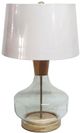 A & B Home Clear Glass Table Lamp-0